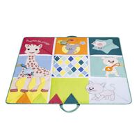 Tapis De Jeu De Sol D Eveil Ou De Parc Bebe Enfant Molletonne 1m X 1m Gris Tapis D Eveil Achat Prix Fnac
