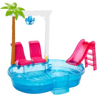 Playset Barbie Piscine glamour Accessoire poupee Achat prix fnac