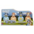 WEEBLES Personnages Bluey Culbuto - Lot De 2 - Jouet D'éveil Pour Enfants Dès 1 An - Ils Ne Tombent Jamais !