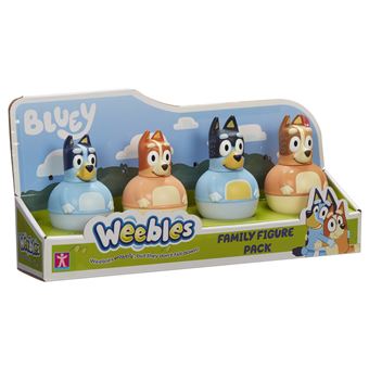 Jouets à bascule Giochi Preziosi Weebles Bluey Coffret 4 personnages Modèle aléatoire