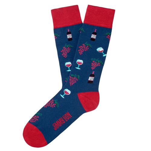 Chaussettes Jimmy Lion Wine Taille L