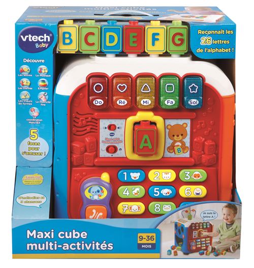 Maxi Cube Multi Activites Vtech Jeu D Eveil Achat Prix Fnac