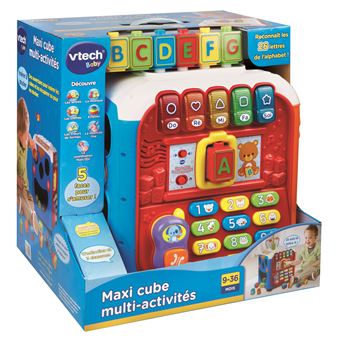 Maxi Cube Multi Activites Vtech Jeu D Eveil Achat Prix Fnac