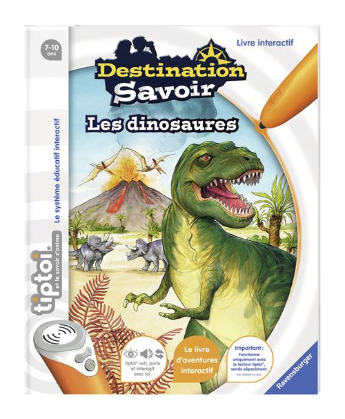 Ravensburger- Tiptoi®- Livre Interactif- Les Dinosaures- A Partir De 7 Ans- 00 599