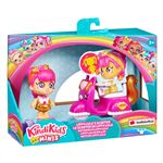 Set Kindi Kids scooter et 1 mini poupée 9 cm