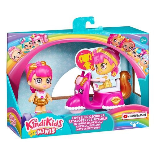Set Kindi Kids scooter et 1 mini poupée 9 cm