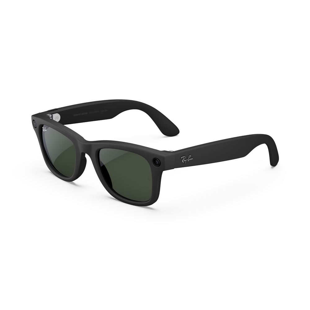 Lunettes IA connectées Ray-Ban Meta Wayfarer Monture Noir mat