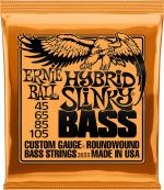 Jeu de cordes guitare basse Ernie Ball P02833 Hybrid Slinky 45-105