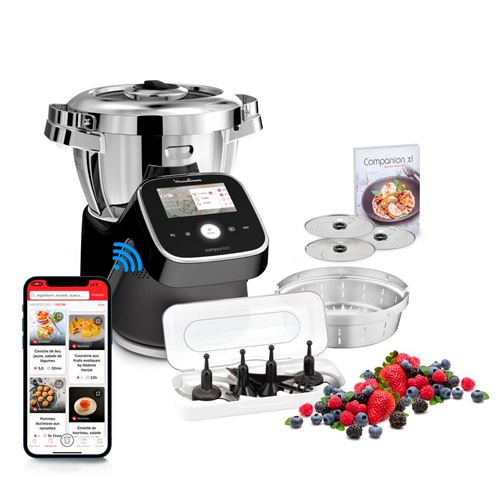 Robot Cuiseur Moulinex I-Companion Touch Pro Hf93D810R Reconditionné 1550 W Noir