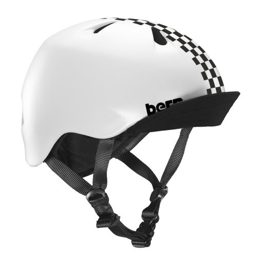 Casque de vélo Bern Nino Taille S/M Blanc et Noir