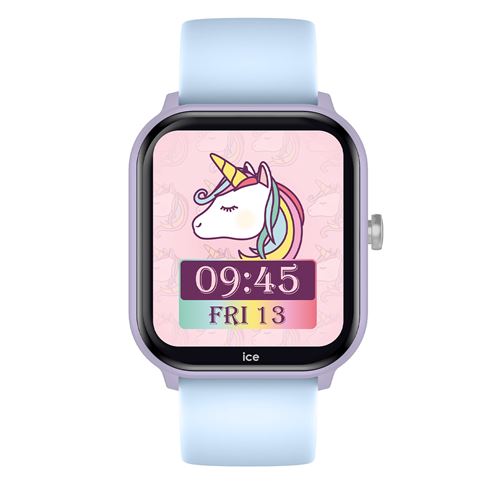 Ice-Watch Violet/Bleu Montre Connectée Ice Smart Junior 3.0 Bluetooth Avec Bracelet En Silicone