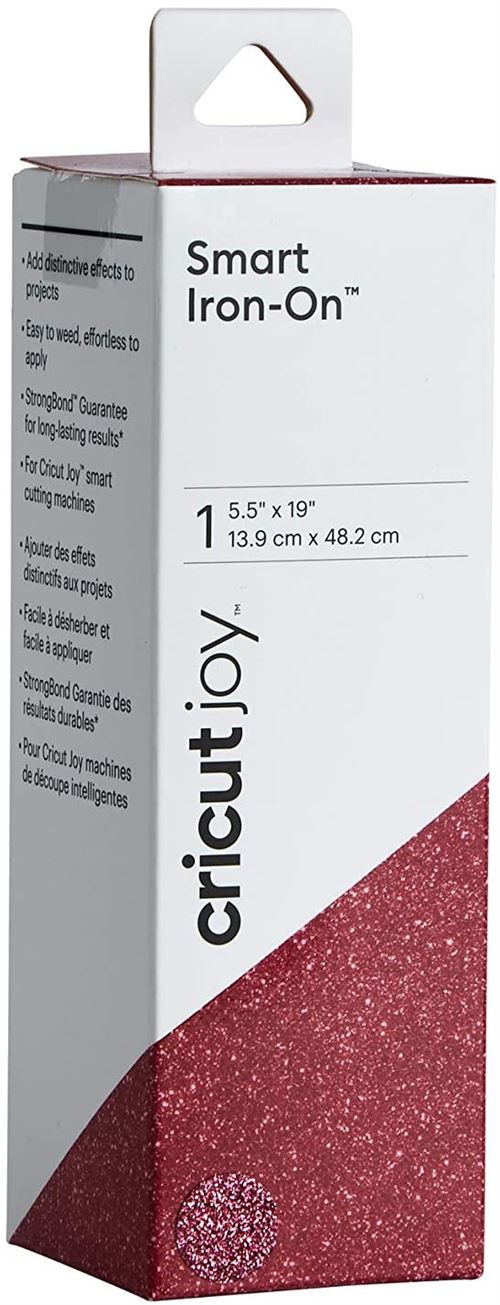 Accessoire Machine de découpe Cricut Smart Iron-On pailleté Rose
