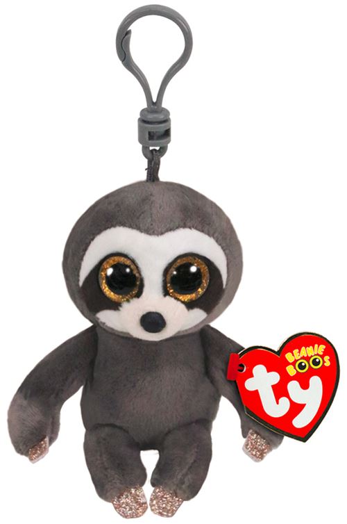 Porte-clés en peluche Ty Beanie Boo's Clip Dangler le Paresseux