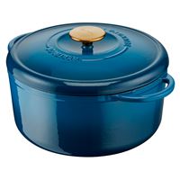 Cocotte ronde fonte Tefal Pierre Gagnaire Heritage E2610504 Bleu des Alpes 7,4L