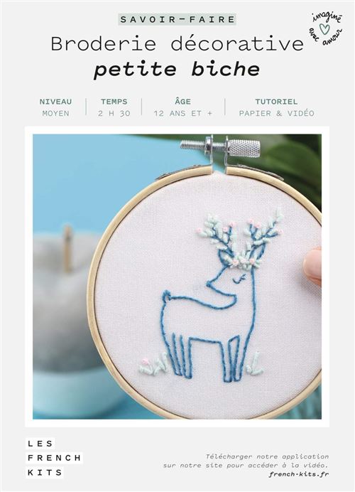 Kit créatif French kits Broderie Savoir-faire Petite Biche