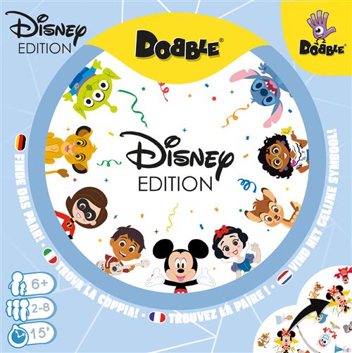 Boite de Jeu d’ambiance Asmodee Dobble Disney