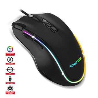Souris Gaming filaire Spirit of Gamer GTA 250 RVB Noir