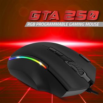 Souris Gamer Filaire SPIRIT OF GAMER Souris gaming PRO-M1 RGB programmable,  8