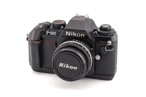 Appareil photo argentique Nikon Séries 50 mm Noir Reconditionné