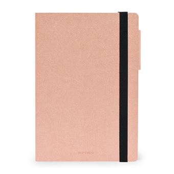 Agenda scolaire semainier Legami Notes Medium 12 x 18 cm 2021-2022 Rose