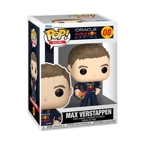 Figurine Funko Pop Racing S4 Formula 1 Max Verstappen avec casque