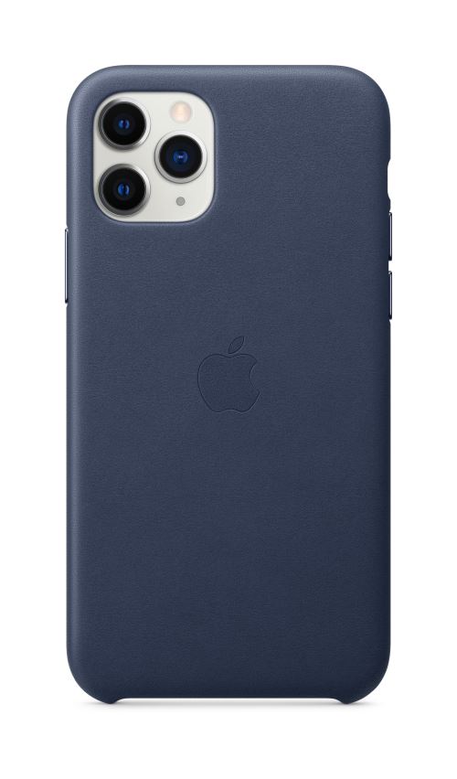 Coque en Cuir pour iPhone 11 Pro Bleu Nuit