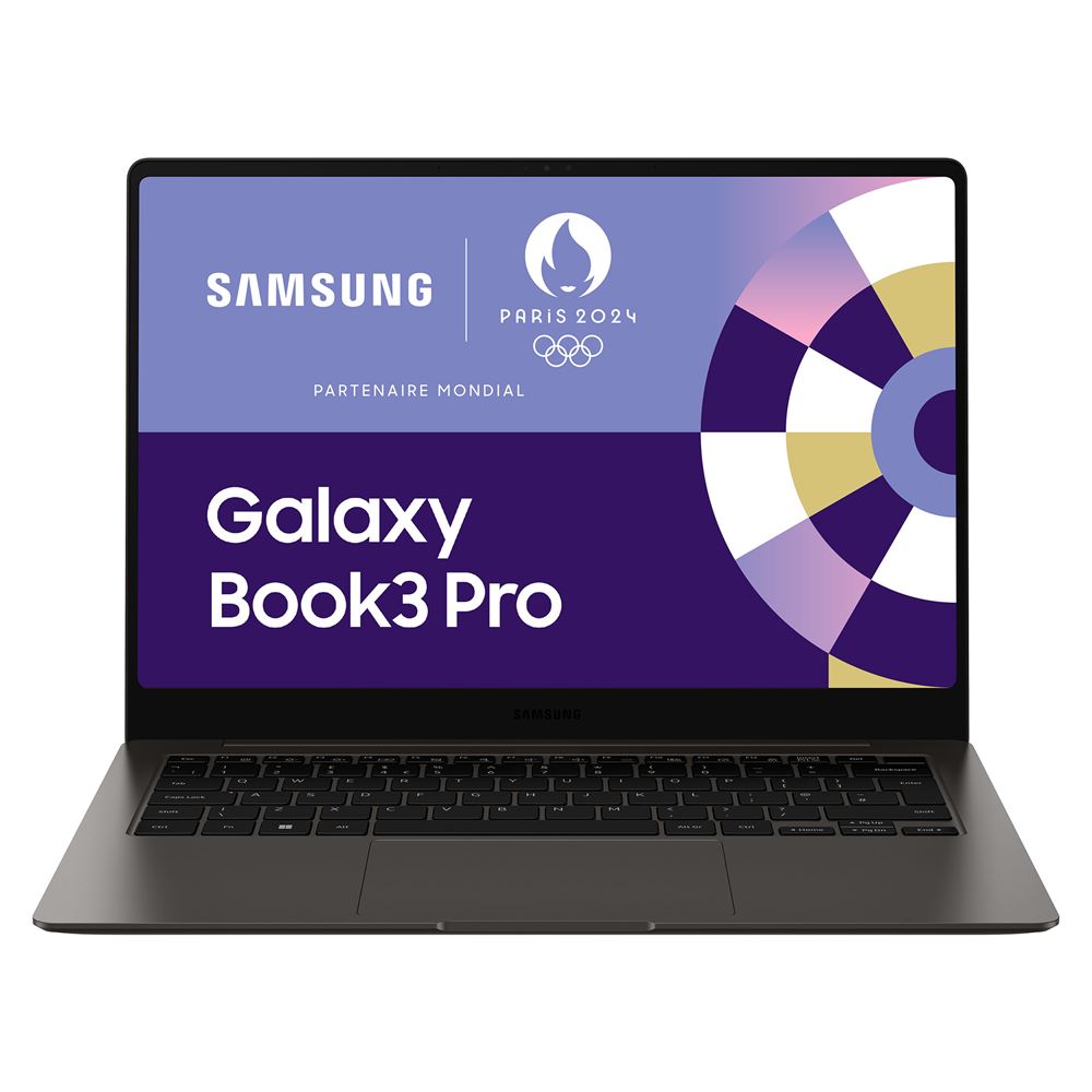 PC Portable Samsung Galaxy Book3 Pro 14 Intel Evo Core i7 16 Go RAM 512 Go SSD Anthracite