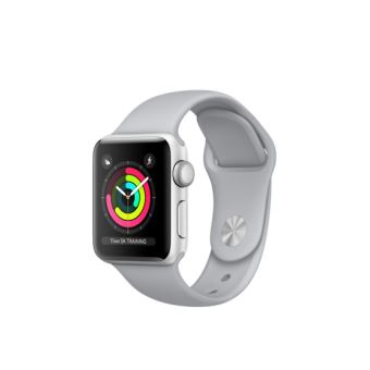 Apple Watch Series 38 mm Boîtier en Aluminium Argent avec