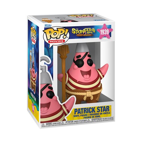 Bob ' éponge Figurine POP! Patrick Star Pirate 9 cm - vue 2