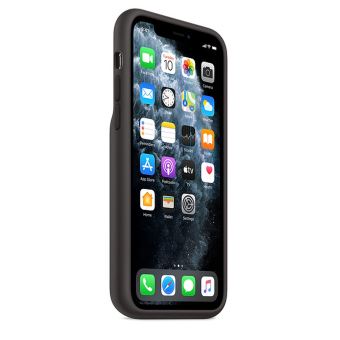 elfbar nachfüll pod läuft aus Coque en silicone Apple Noir avec batterie pour iPhone 11 Pro