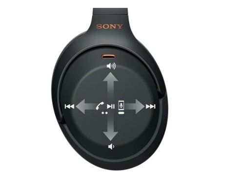 Casque Bluetooth à Réduction De Bruit Sony Wh 1000xm3 Noir Casque