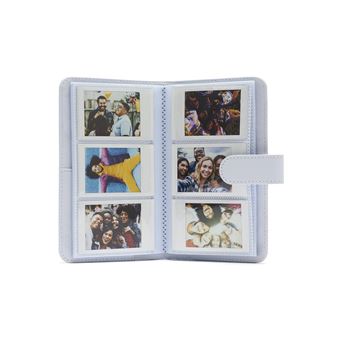 Album Photo Instax Wide – Pour 50 Photos – Tissu Coton Ramie – Gris – Compatible Instax Wide 300/210