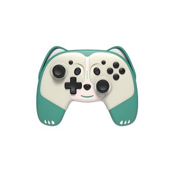 Manette Gaming Switch sans fil pour enfant Freaks And Geeks Edition Pandy Vert