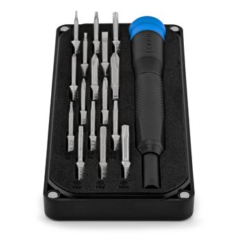 Kit de réparation Ifixit Minnow Precision Bit Set Noir et Bleu