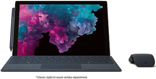 Microsoft Surface Pro 6 12.3 Touch 256GB SSD 8GB RAM Core i7 Intel HD Graphics 620 Laptop Platinium