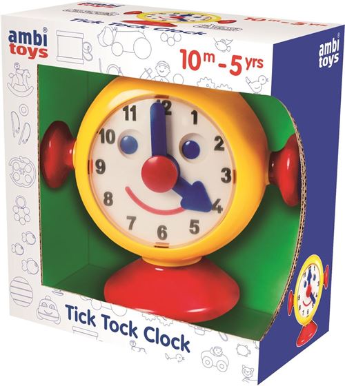 Jeu d'éveil Ambi Toys Tick Tock Clock