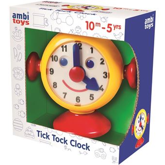 Jeu d'éveil Ambi Toys Tick Tock Clock