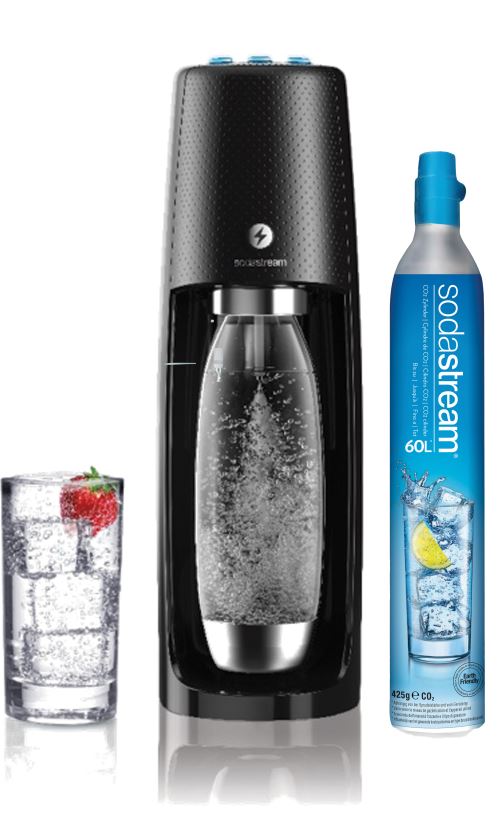 Machine à soda et eau gazeuse Sodastream Spirit One Touch Noir