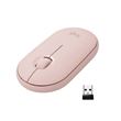 Souris silencieuse sans fil Logitech Pebble M350 Rose
