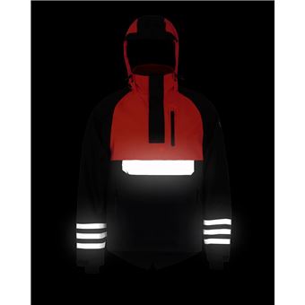 Anorak imperméable Urban Circus Optimiste Taille M Rouge et Noir