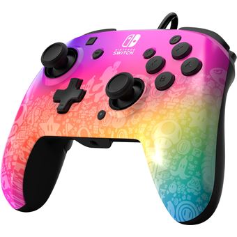 Manette filaire Rematch Pdp Star Spectrum pour Nintendo Switch/Nintendo Switch modèle OLED