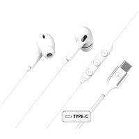 Ecouteurs intra-auriculaires avec fil Force Play KP Intra USB-C Blanc