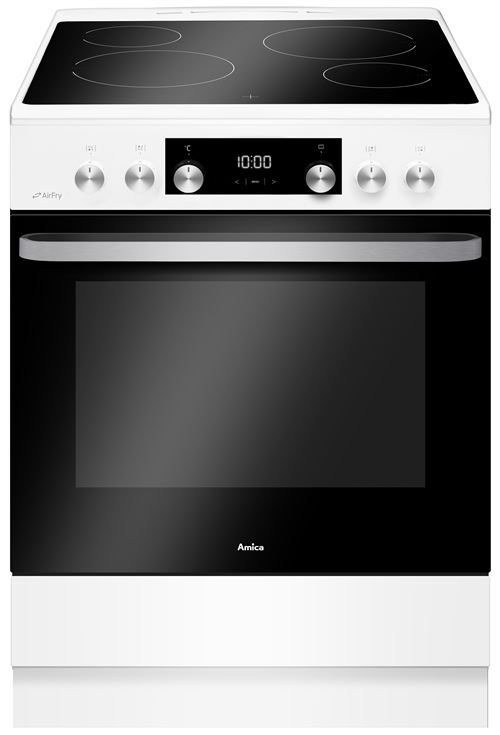 Cuisinière Vitrocéramique Amica Acv7005Rb Blanche