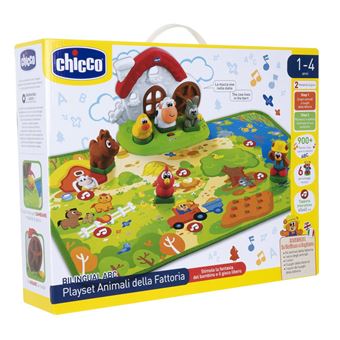 Tapis interactif de la ferme Chicco Bilingue