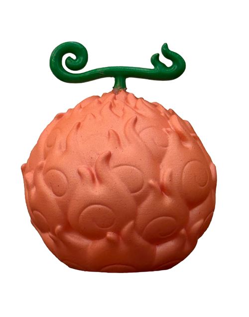 Teknofun Orange Et Vert Figurine Lumineuse One Piece Fruit Du Démon Flam Flam 20 Cm