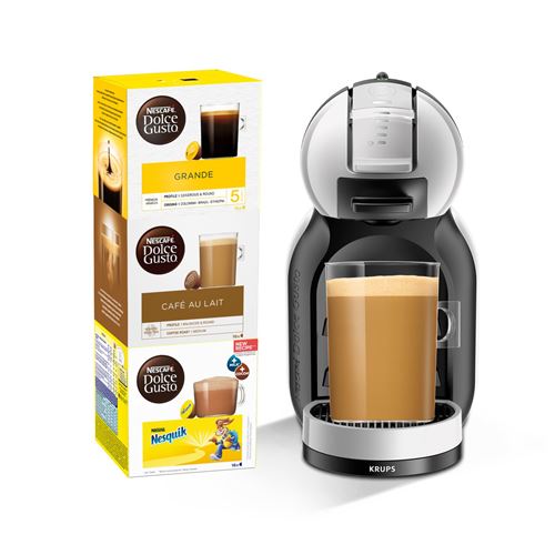 Expresso Krups Mini Me Artic Nescafé Dolce Gusto YY4880FD 1500 W Argent et Noir