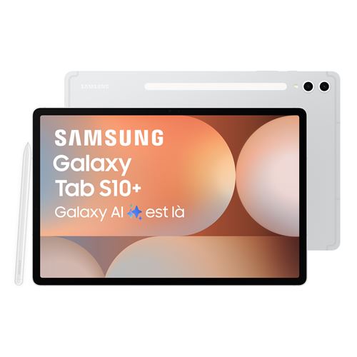 Tablette tactile Samsung Galaxy Tab S10+ 12,4 Wifi 256 Go Argent