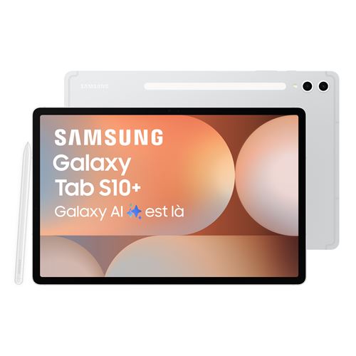 Tablette tactile Samsung Galaxy Tab S10+ 12,4 Wifi 256 Go Argent Tablette tactile Samsung Galaxy Tab S10+ 12,4 Wifi 256 Go Argent