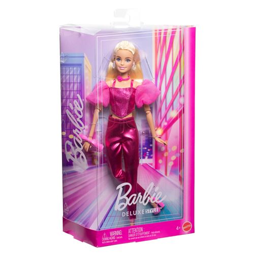 Poupée Barbie Deluxe Style Métali-Rose