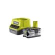 Batterie pour outil et chargeur Ryobi RC18120-140 5133003360 18 V 4.0 Ah Li-Ion